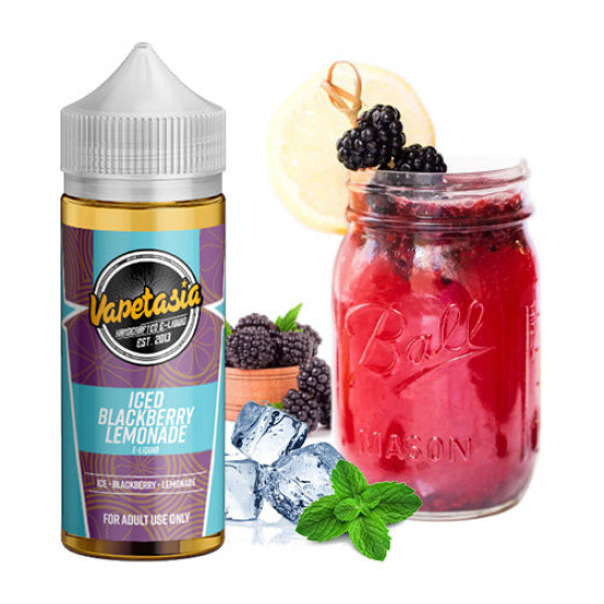 VAPETASIA ICED BLACKBERRY LEMONADE - 100ML