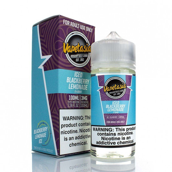 VAPETASIA ICED BLACKBERRY LEMONADE - 100ML