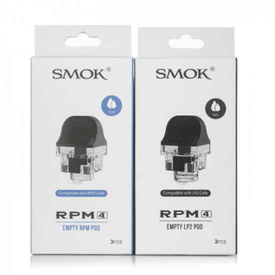 SMOK RPM 4 Replacement Empty Pod Cartridge 5ml (Per Piece)