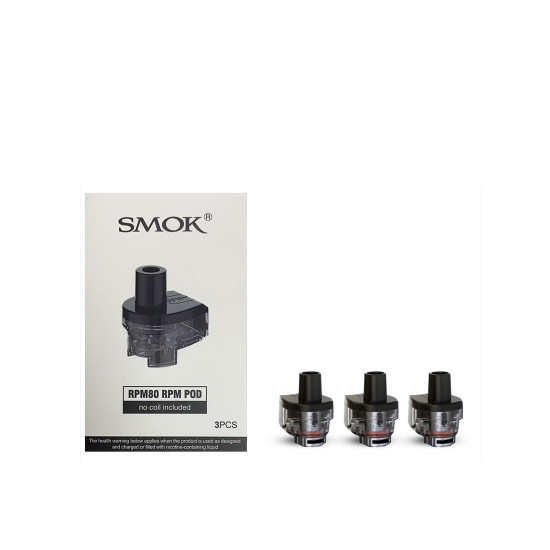 SMOK RPM80 Replacement Empty Pod Cartridge 5ml (per piece)