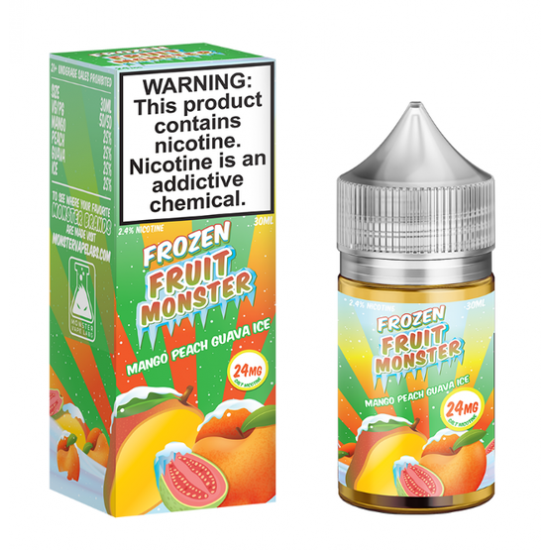 Frozen Fruit Monster Mango Peach Guava ICE salt 30ml