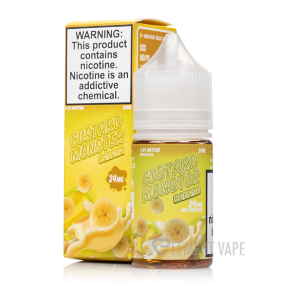 CUSTARD MONSTER SALTS - BANANA- 30ML